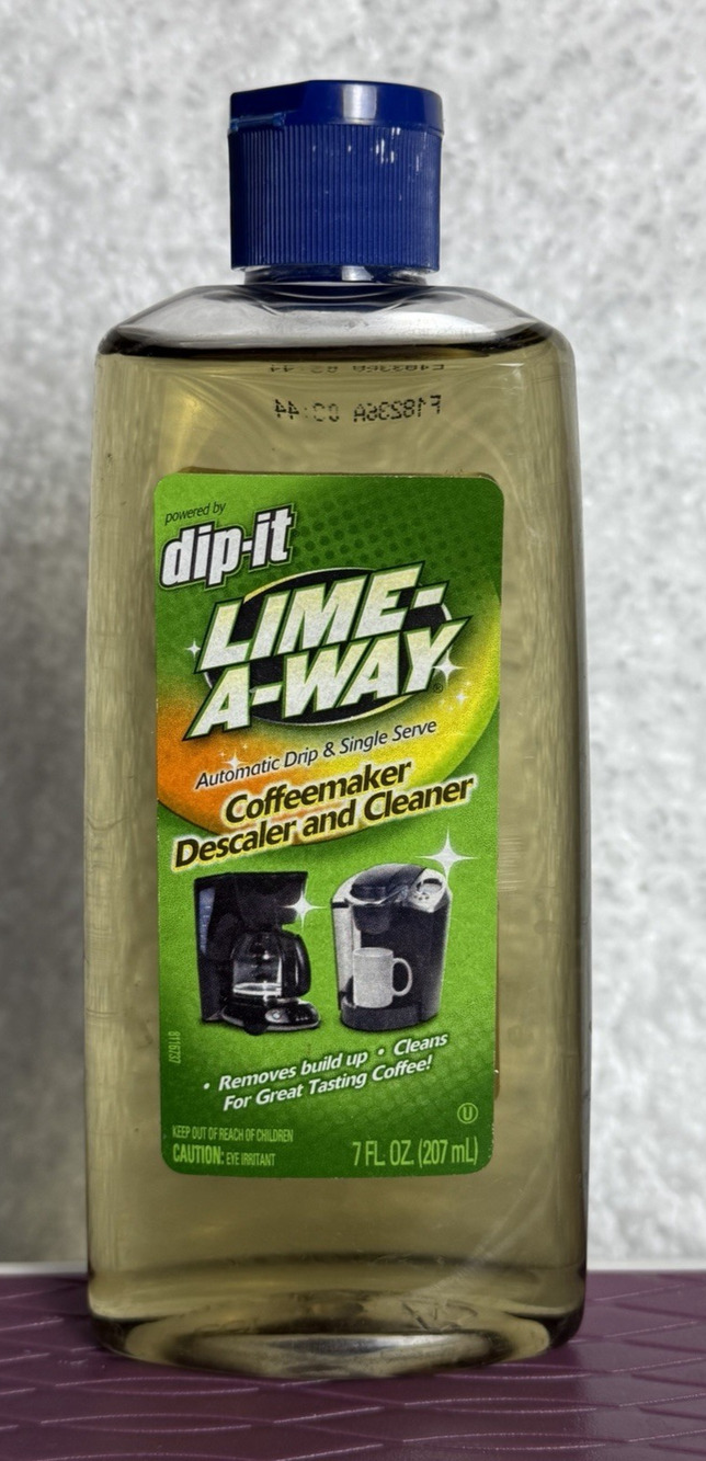 Lime-A-Way Dip-It Drip Coffeemaker Descaler & Cleaner 7oz - New Old Stock SEALED